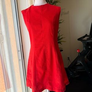Abercrombie & Fitch Vibrant Red Mini Dress